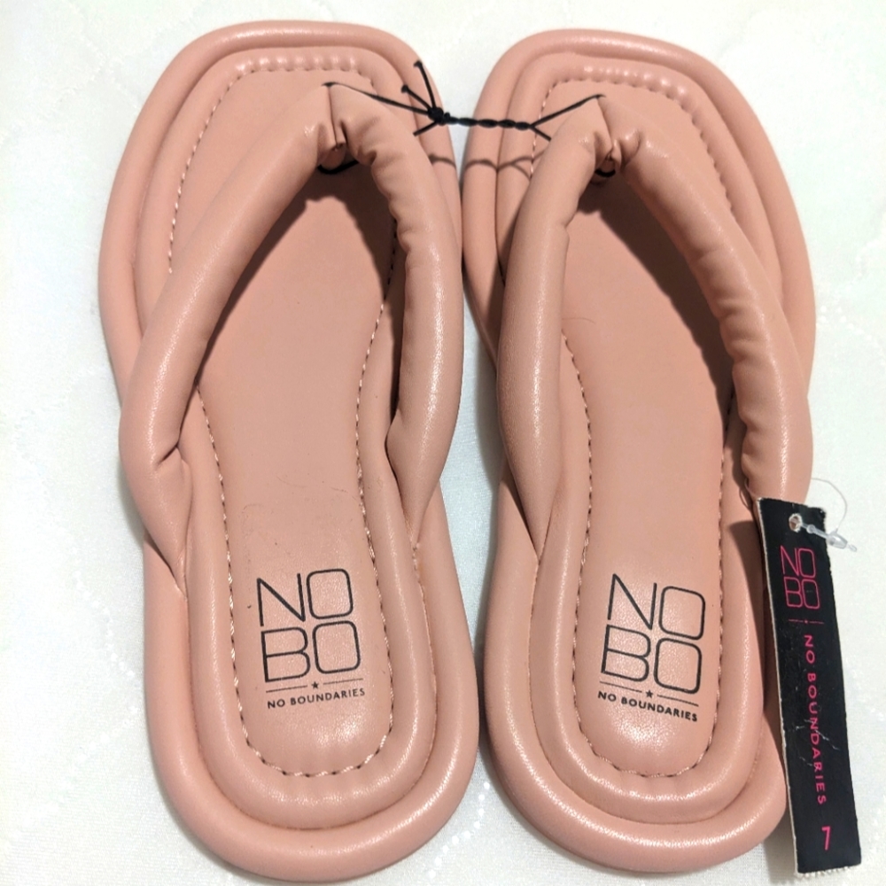 NOBO Puffy Flip Flops